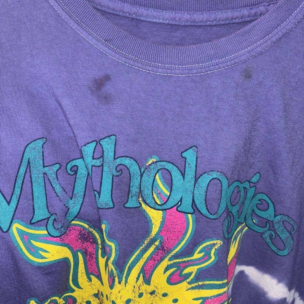 BDG Urban Outfitters T Shirt Oversized L XL Mythologies Tie Dye Purple Women - Picture 7 of 16